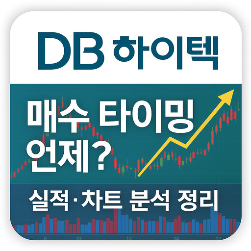 DB하이텍 매수 타이밍 언제 실적·차트 분석 정리