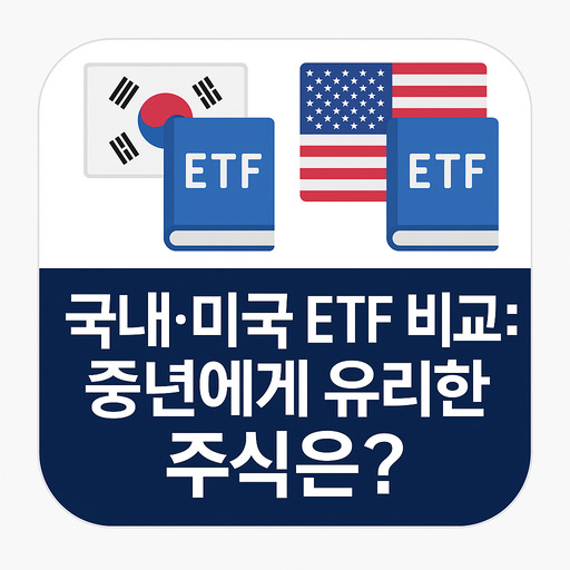 국내·미국 ETF 비교: 중년에게 유리한 주식은?
