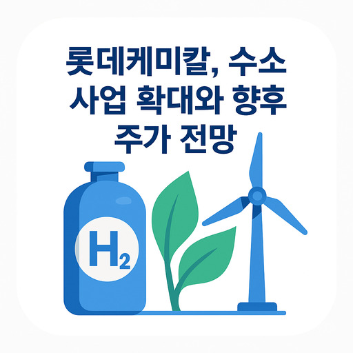 롯데케미칼, 수소 사업 확대와 향후 주가 전망