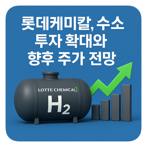 롯데케미칼 수소 투자 확대와 향후 주가 전망