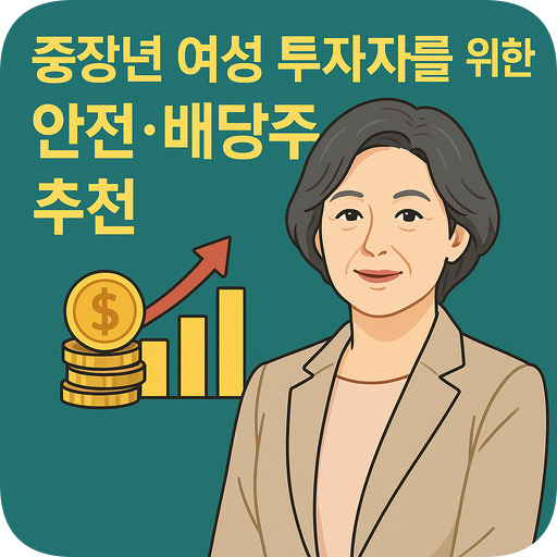 중장년 여성 투자자를 위한 안전·배당주 추천